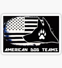 American Dog Teams Sticker