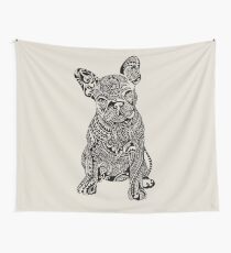 Tela decorativa Bulldog francés polinesio