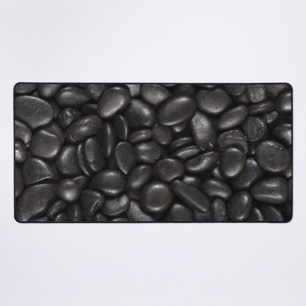 Item preview, Damp Alaskan Black River Pebbles designed and sold by visfineart.