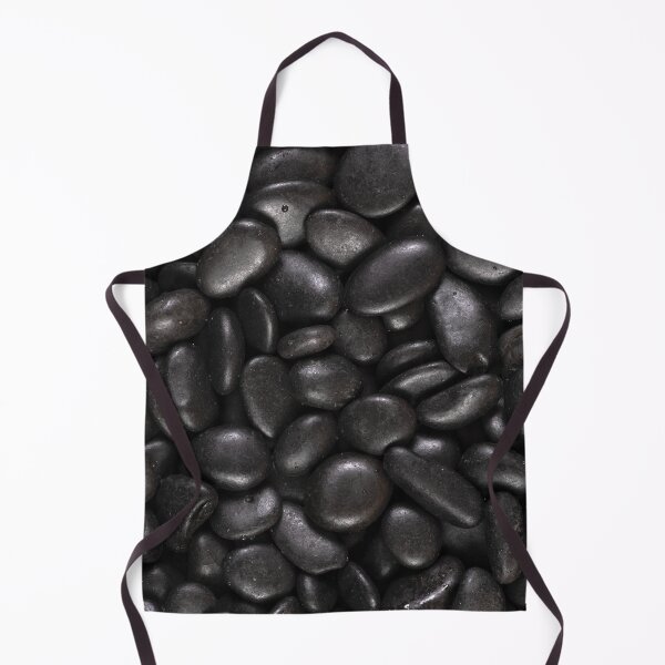 Item preview, Damp Alaskan Black River Pebbles designed and sold by visfineart.