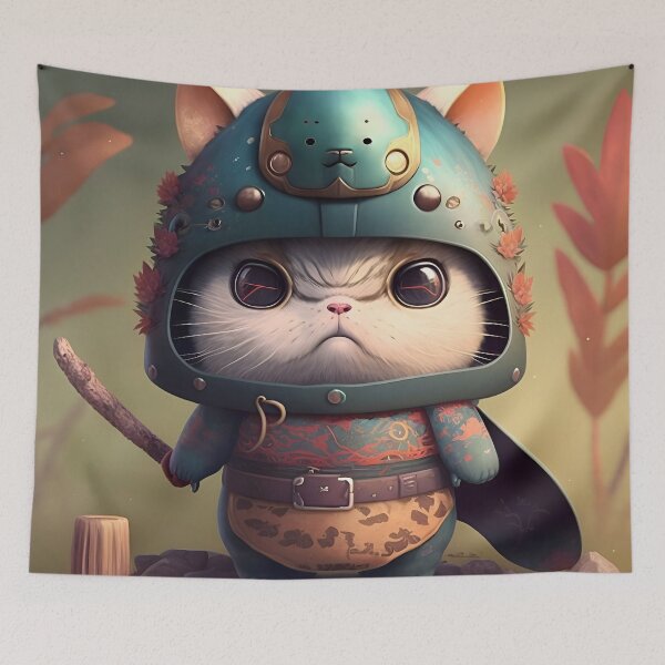 Item preview, Courageous Cats: Warriors of the Wild designed and sold by Digital-Dreamer.