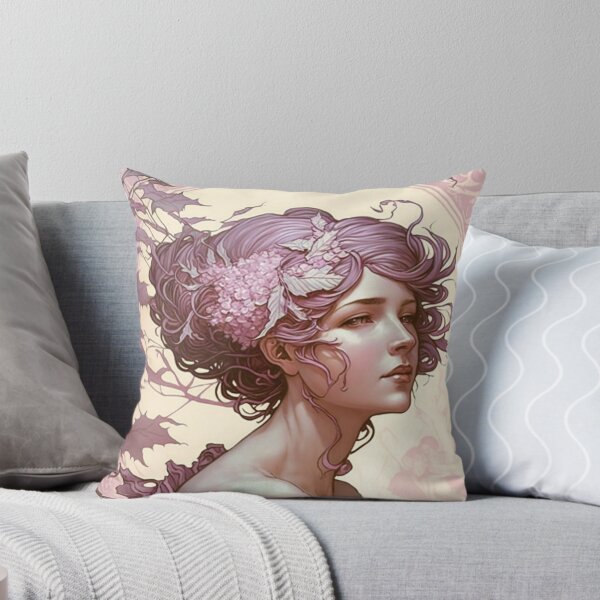 Item preview, Pretty in Pink - Art Nouveau designed and sold by ArtNouveauChic.