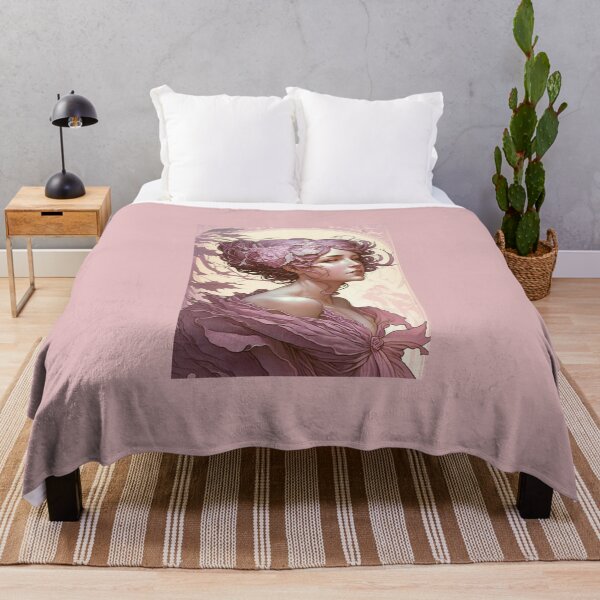 Item preview, Pretty in Pink - Art Nouveau designed and sold by ArtNouveauChic.