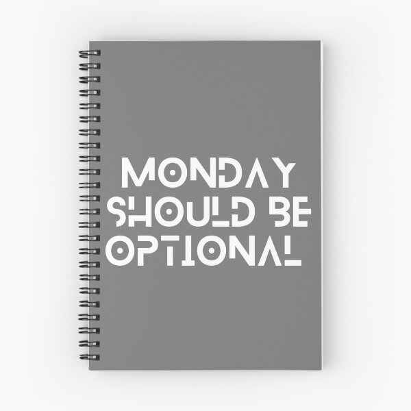 Item preview, Monday Should be Optional designed and sold by Oksana Shcherba.