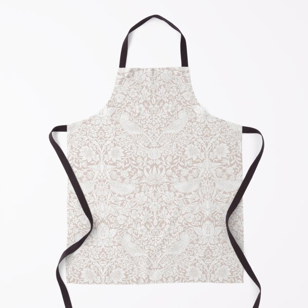 Item preview, Strawberry Thief white on beige block print designed and sold by Sharilea.