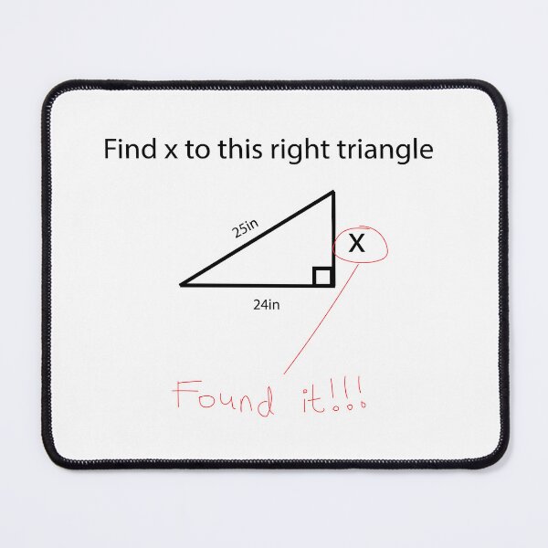 Item preview, Math Geometry triangle meme finding x problem designed and sold by Gracie_Designs.