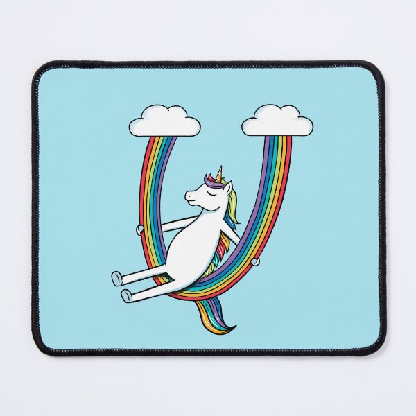 Item preview, Unicorn and rainbow swing designed and sold by coffeeman.