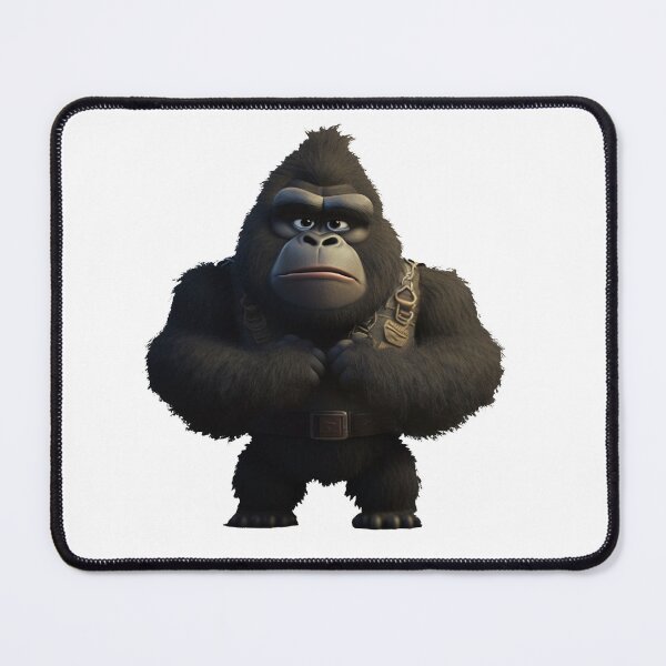 Item preview, Cartoon Gorilla Mini Mountain Gorilla designed and sold by Brockinator.