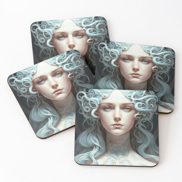 Item preview, The Snow Princess designed and sold by ArtNouveauChic.