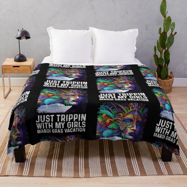 Item preview, Just Trippin With My Girls Mardi Gras Cruise Vacation designed and sold by GravitiTees.