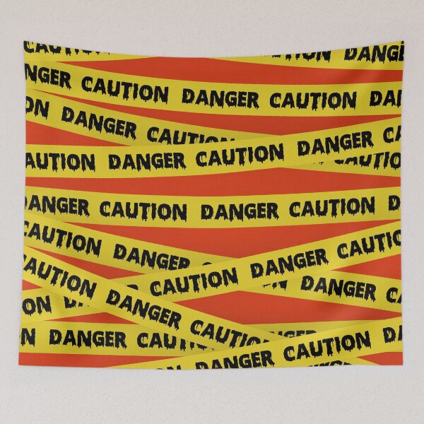 Item preview, Caution Tape Danger Crime Scene Tape designed and sold by funnytshirtemp.
