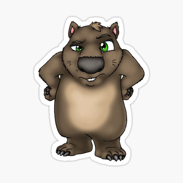 Vista previa del artículo con la obra «Wombat», diseñado y vendido por Gokuxtreme.