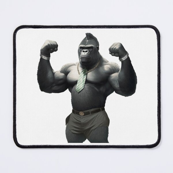 Item preview, Gorilla Cop Mountain Gorilla Flexing designed and sold by Brockinator.