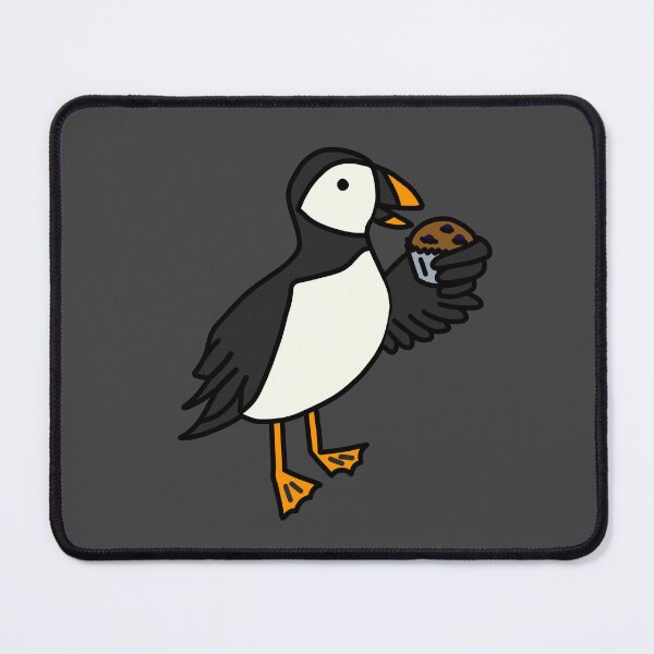 Item preview, Puffin Eating a Muffin designed and sold by mairsaydraws.