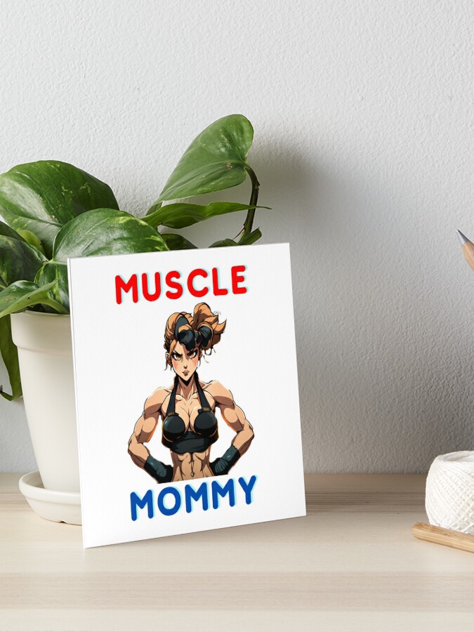 Muscular Anime Boy | Art Board Print