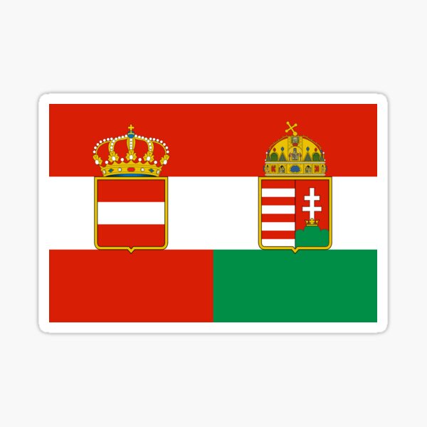 Aperçu de l'œuvre Drapeau Autriche-Hongrie créée et vendue par TrendsDesign.
