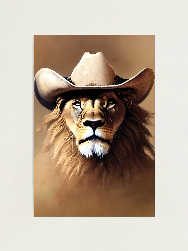 Bear Cowboy Painting Sticker for Sale by Eli Beckingham