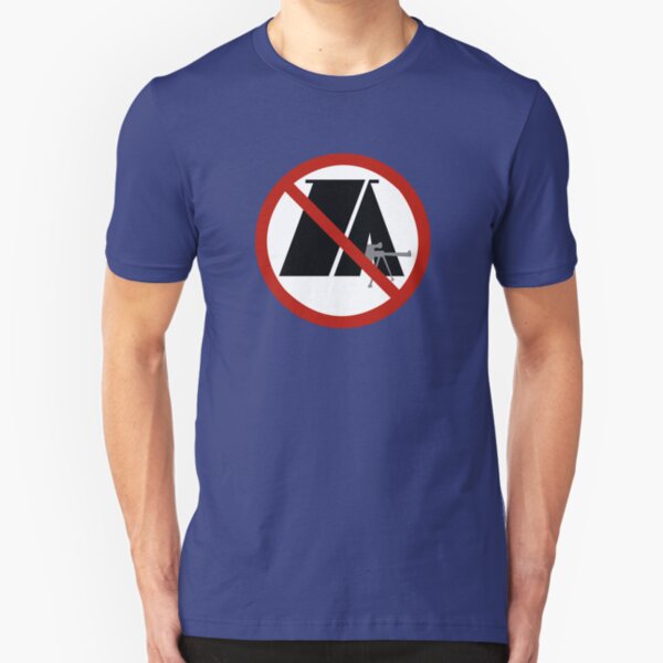 No Camping Slim Fit T-Shirt