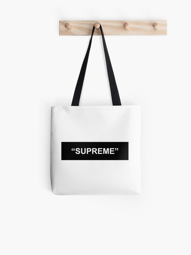 supreme bag white