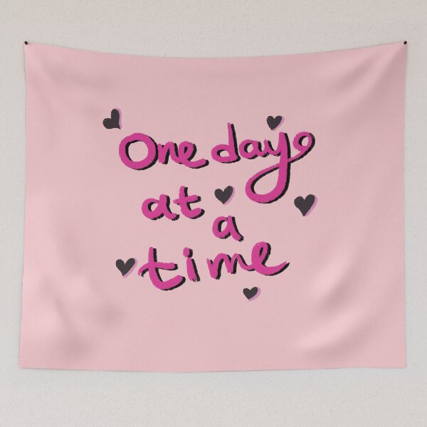 Item preview, One day at a time designed and sold by pinkyfish1010.
