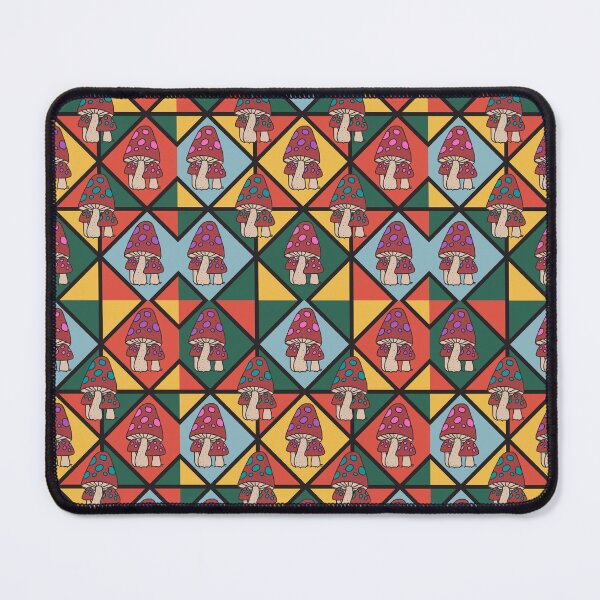 Item preview, Multi-color mushroom abstract art pattern designed and sold by ClockInClockOut.