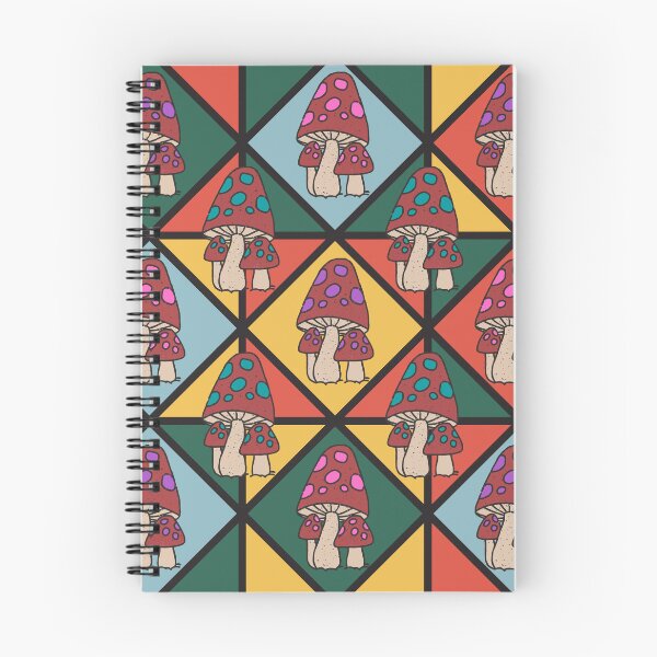 Item preview, Multi-color mushroom abstract art pattern designed and sold by ClockInClockOut.