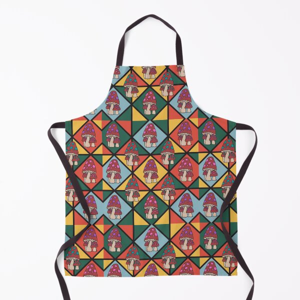 Item preview, Multi-color mushroom abstract art pattern designed and sold by ClockInClockOut.