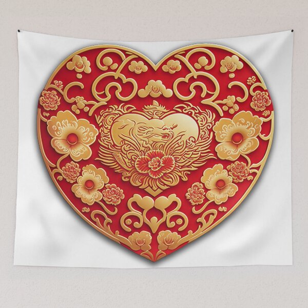 Item preview,  Hong Bao Valentine heart theme The Perfect Addition to Your Chinese New Year Celebration I designed and sold by thearttist.