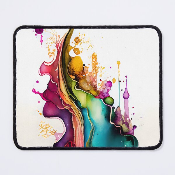 Item preview, Beautiful Alcohol Ink Design in Rainbow Colors designed and sold by ClairesPatterns.