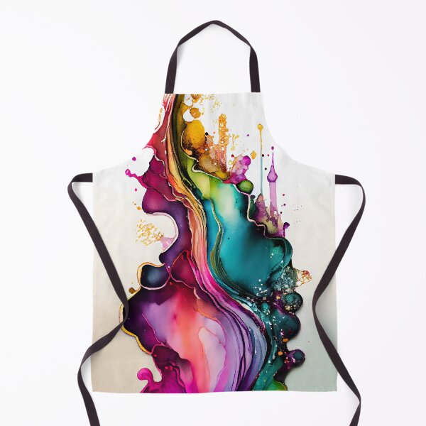 Item preview, Beautiful Alcohol Ink Design in Rainbow Colors designed and sold by ClairesPatterns.