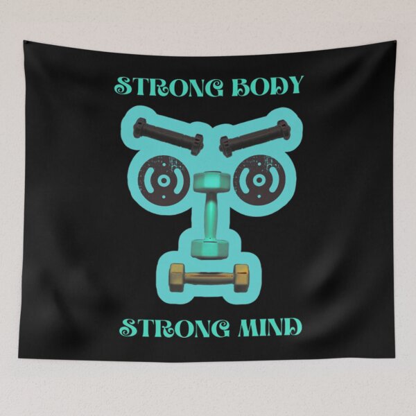 Item preview, strong body, strong mind fitness workout - Fitness Lover  designed and sold by williamsjale.