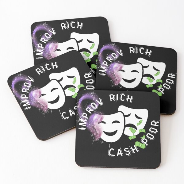 Item preview, Improv Rich Cash Poor (alt) designed and sold by LaughItsComedy.