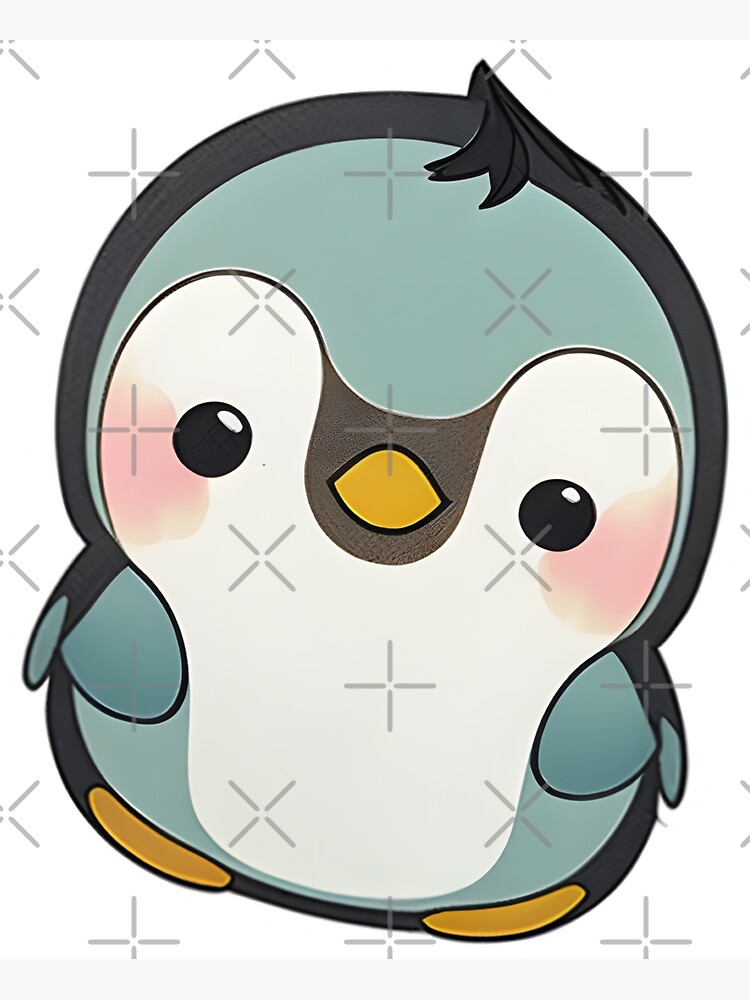 kids stickers, kawaii, kawaii stickers, penguin stickers, love