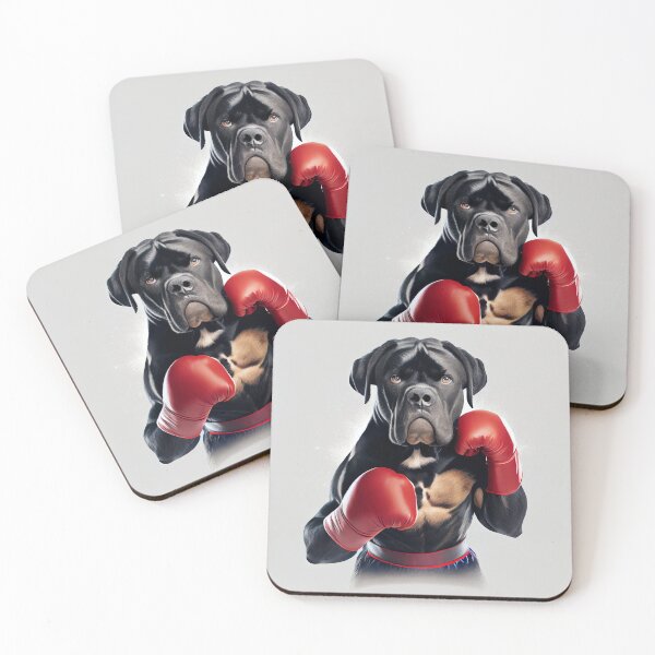 Item preview, Labrador dog practicing boxing designed and sold by Quiki.