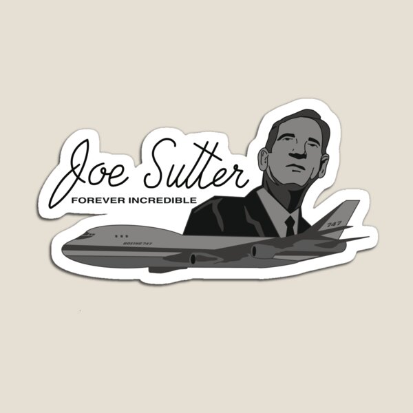 Joe Sutter Forever Incredible Airplane Magnet