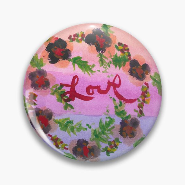 Item preview, Love Wreath Watercolor and Acrylic designed and sold by TreasuresByMary.