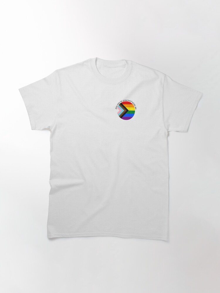 Thumbnail 3 of 7, Classic T-Shirt, You can be yourself with me designed and sold by FatCatProds.
