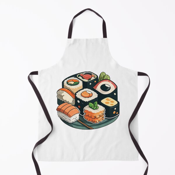 Item preview, Sushis on a plate designed and sold by TheDecalTheory.