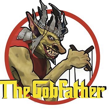 Artwork thumbnail, Goblin - The Gobfather token deck sticker by CyberSpikeArt