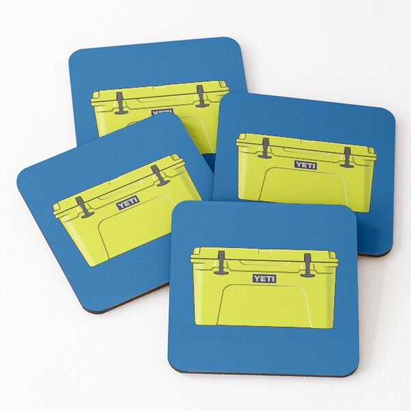 Item preview, Wildly Strong Cooler - Chartreuse Sticker designed and sold by BlueSkyTheory.