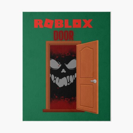 DOORS ️ Figure hide and Seek horror Art Board Print for Sale by