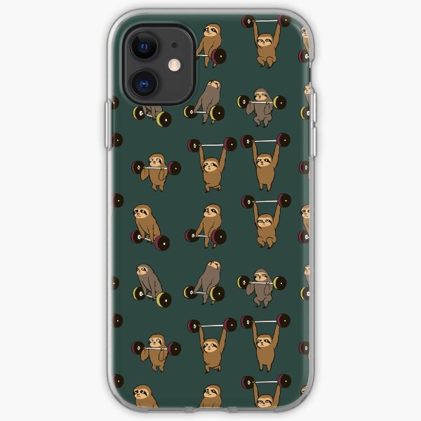 OLYMPIC LIFTING SLOTHS iPhone Soft Case