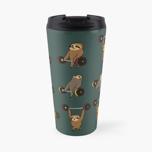 OLYMPIC LIFTING SLOTHS Travel Mug