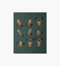 OLYMPIC LIFTING SLOTHS Art Board