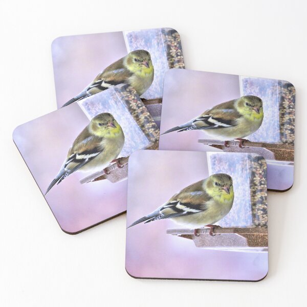 Item preview, Goldfinch at Feeder No.3 designed and sold by MaryLinH.