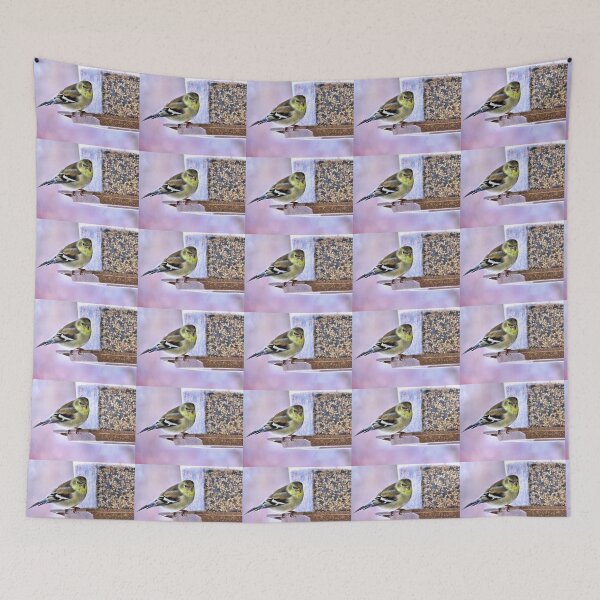 Item preview, Goldfinch at Feeder No.3 designed and sold by MaryLinH.