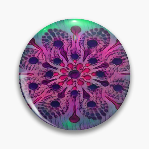 Item preview, Spring Fling Green Purple Mandala designed and sold by Dotplayin.