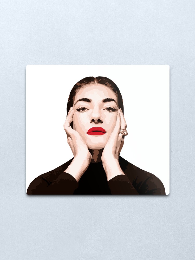 Alternate view of maria callas Metal Print