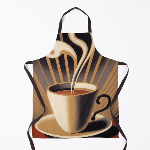 Item preview, Art deco steaming cup of coffee 2 designed and sold by artefacta.