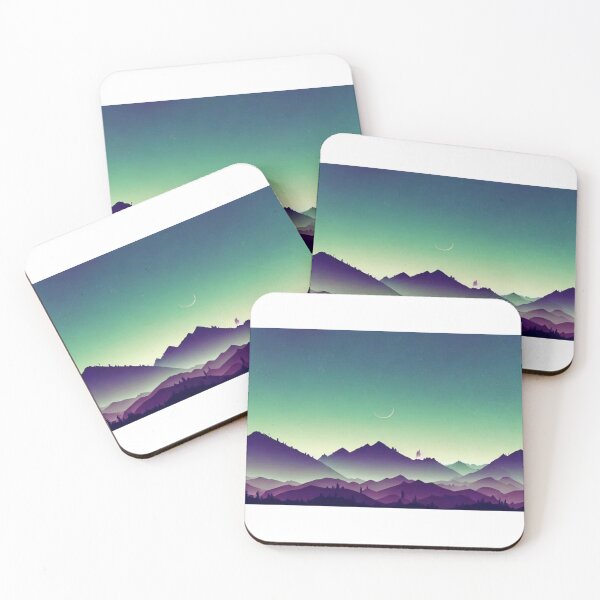 Item preview, Night Time Over Foggy Mountain Range designed and sold by CMHerd.